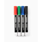 Camlin Kokuyo PB Whiteboard Markers | Refillable Multicolor Pack of 4