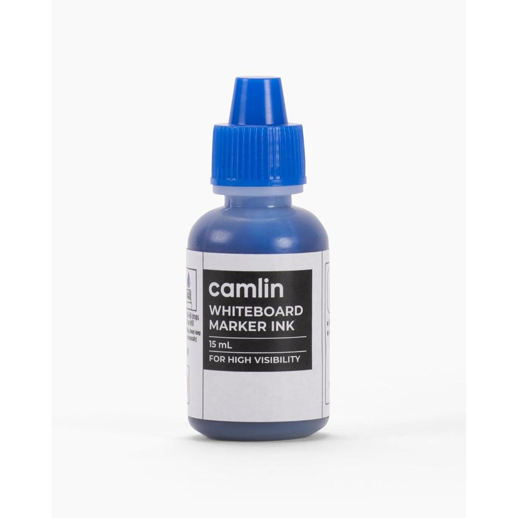 Camlin Kokuyo Whiteboard Marker Ink | 15 ml Blue Refill Bottle