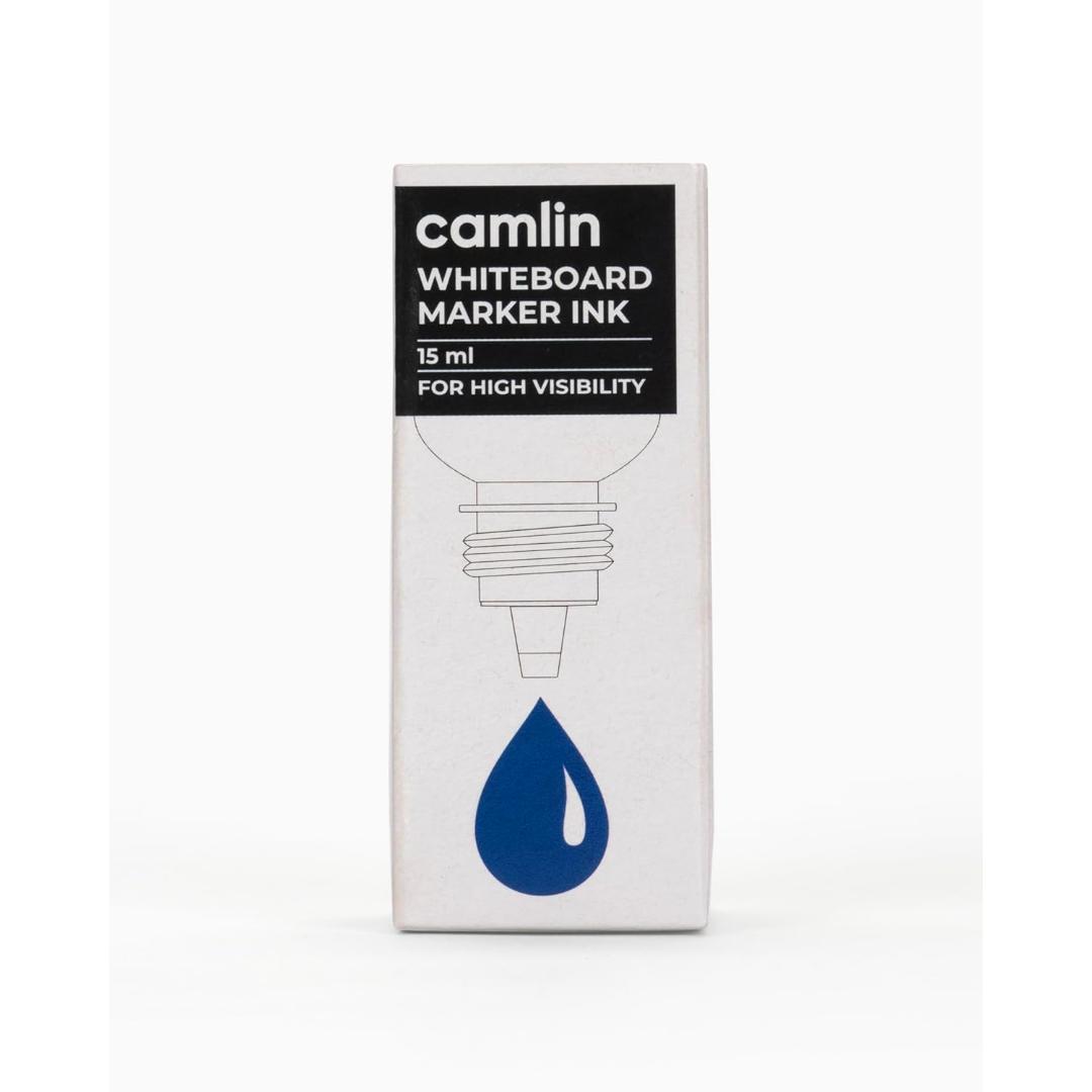 Camlin Kokuyo Whiteboard Marker Ink | 15 ml Blue Refill Bottle