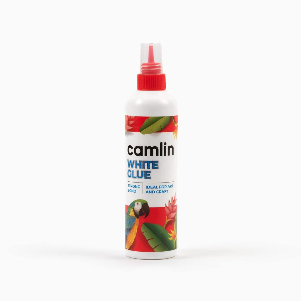 Camlin White Glue | 200 gm Strong Adhesive for Office & School Use