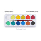 Camel Student Water Colour Cakes | 12 Shades with Brush