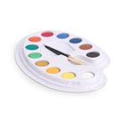 Camel Kokuyo Student Water Colour Cakes | 12 Shades with Brush