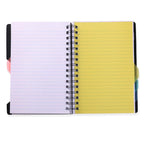 Luxor 5 Subject Notebook | A5 Size, 300 Pages, 70 GSM Single Ruled