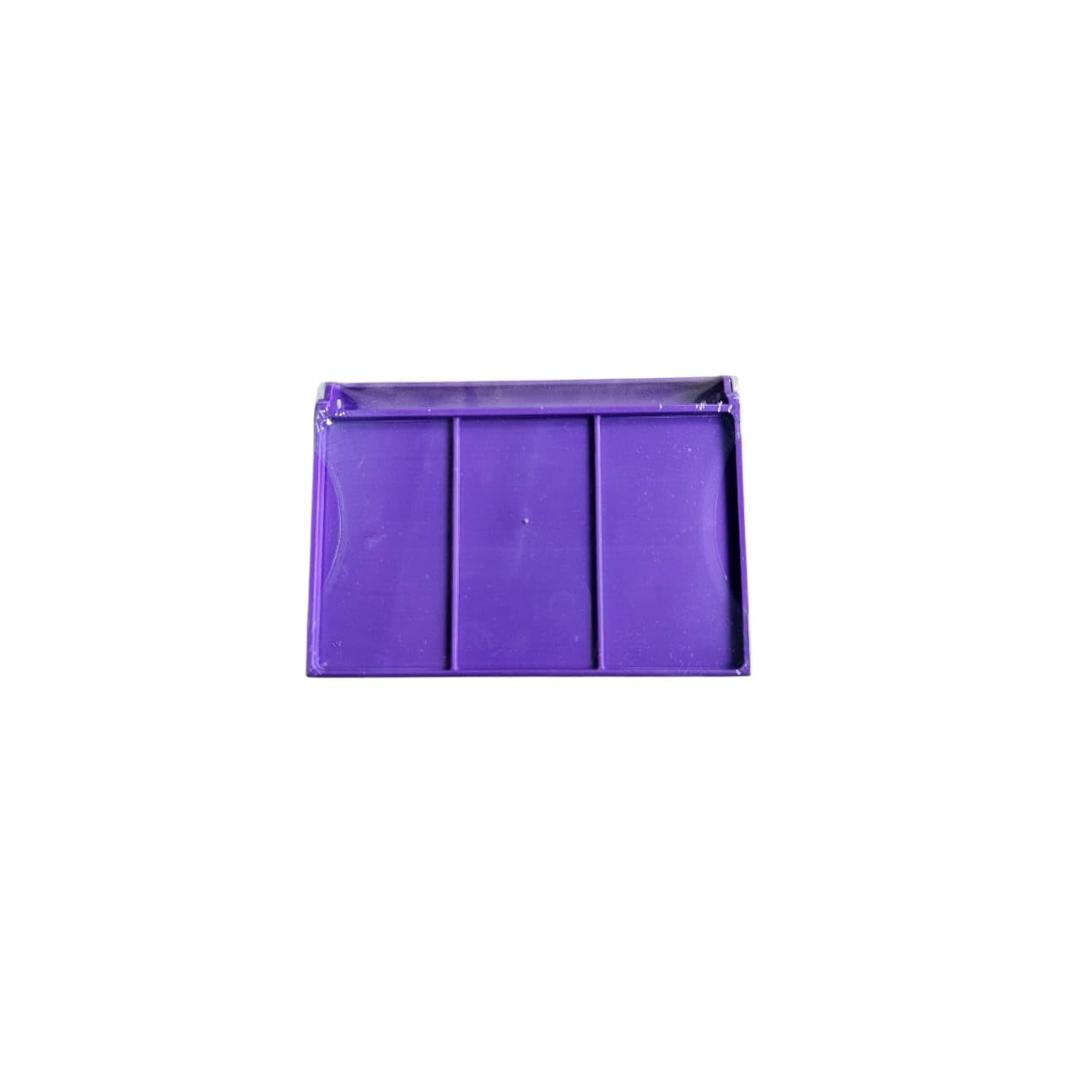 Luxor Stamp Pad | Violet Ink | Medium & Small | Durable Plastic Case