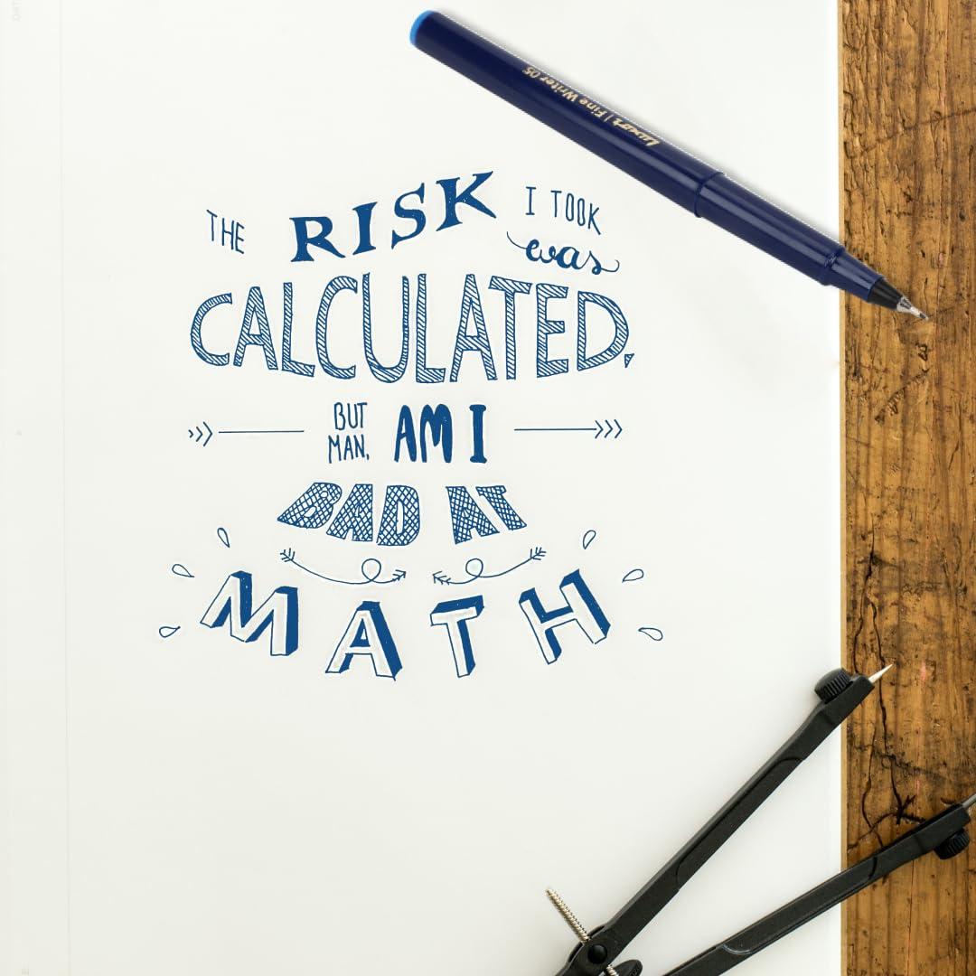 Luxor Finewriter 05 Pens | Assorted Colours, Pack of 10 Fine Liners