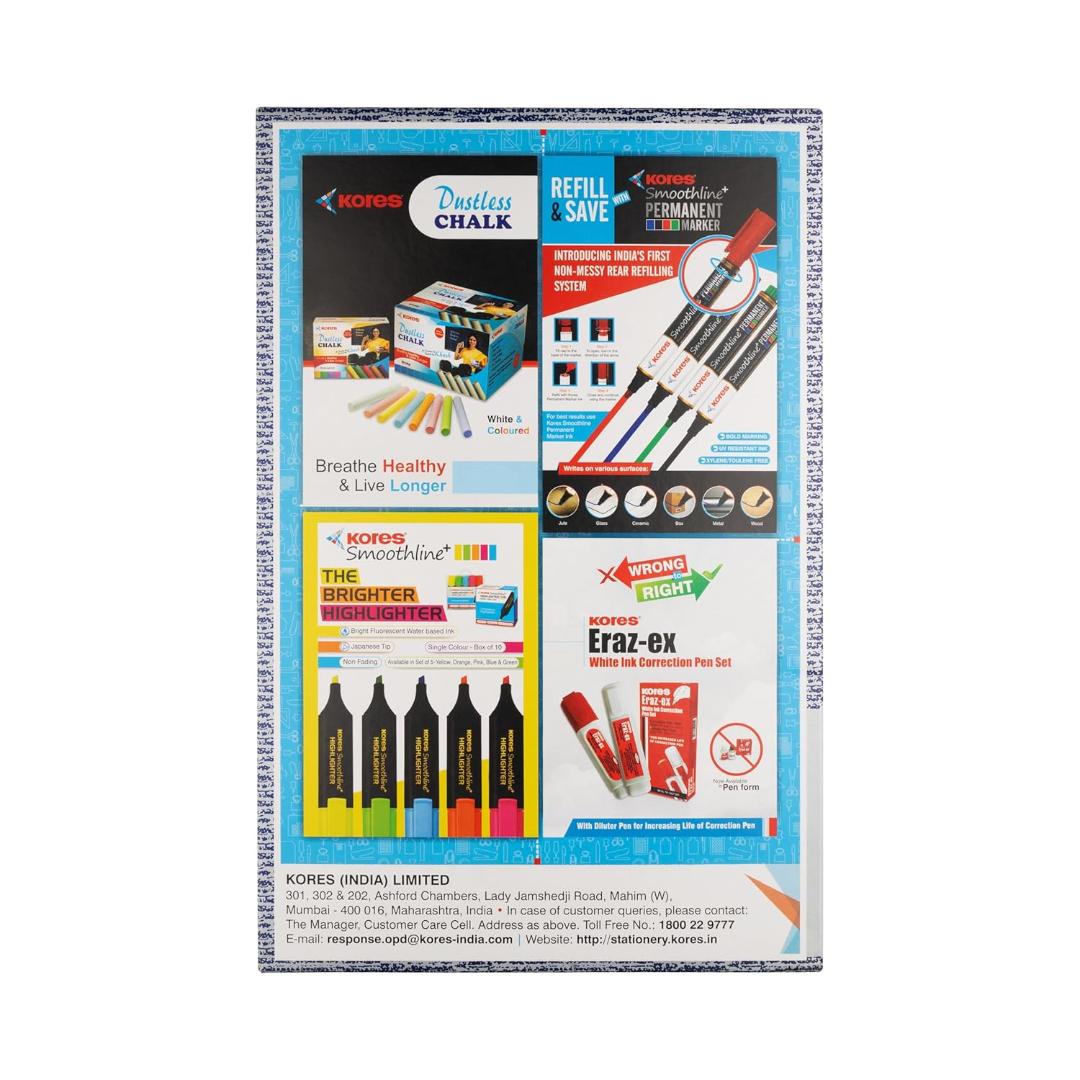 Kores Carbon Paper | Sapphire Blue A4, 100 Sheets Reusable for Pen & Pencil