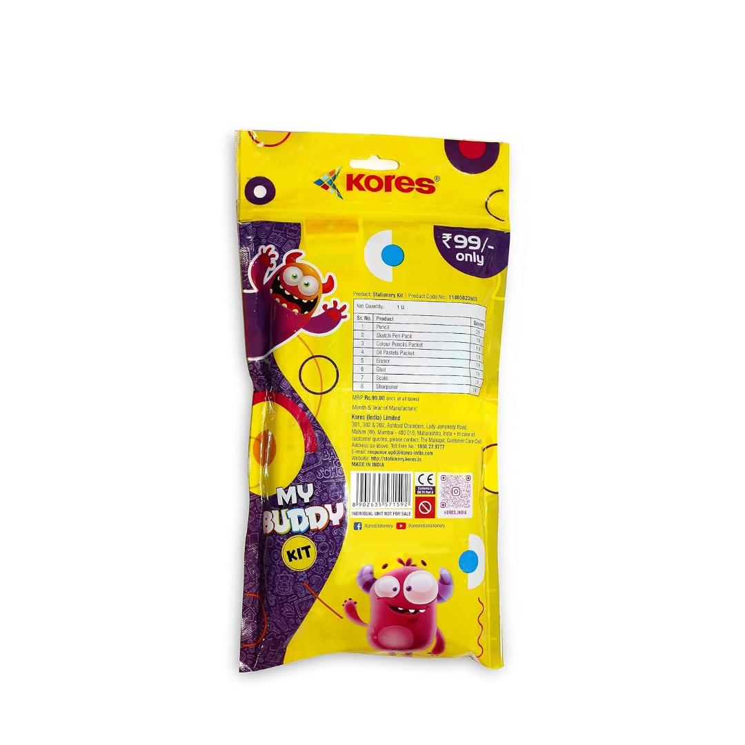 Kores My Buddy Stationery Kit | Complete School Art & Writing Set