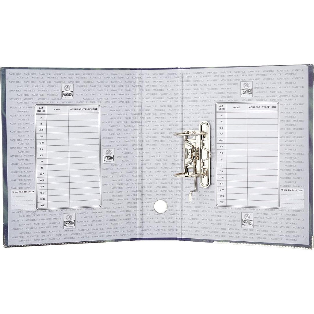 Nandi 955 Box File with Steel Clip | Document Organizer | Pack of 4