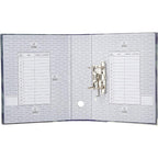 Nandi 955 Box File with Steel Clip | Document Organizer | Pack of 4