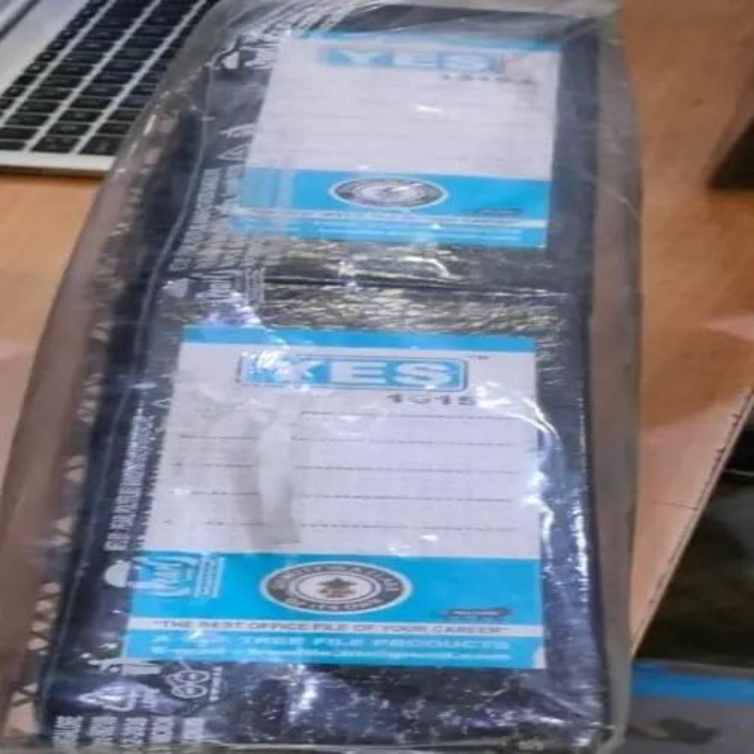 Cardboard Box File F/S 3 Inch | JMD Lever Arch Clip | Pack of 4