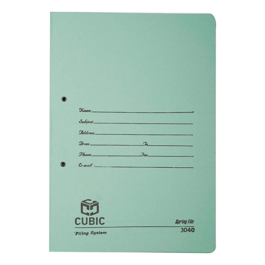 Cubic Spring Folding File | Model 3040 | Fullscape Size | Pack of 12