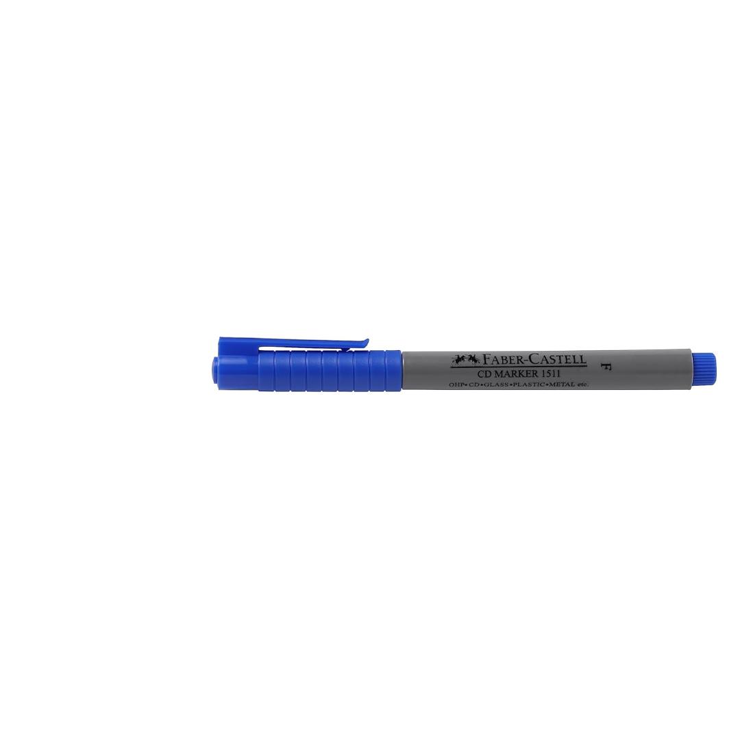 Faber-Castell CD/OHP Marker Pens Blue | Pack of 3