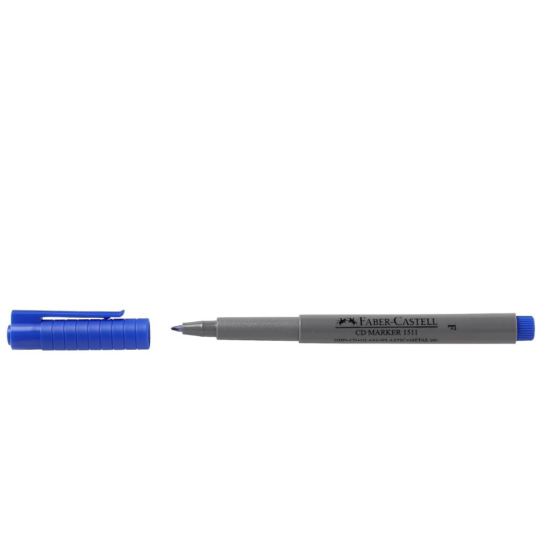 Faber-Castell CD/OHP Marker Pens Blue | Pack of 3