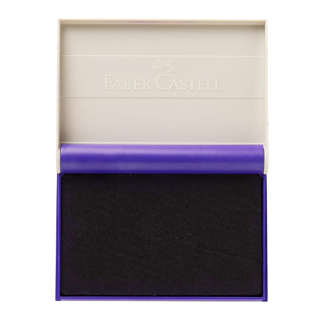 Faber-Castell Stamp Pad Violet | Inkpad with Durable Case