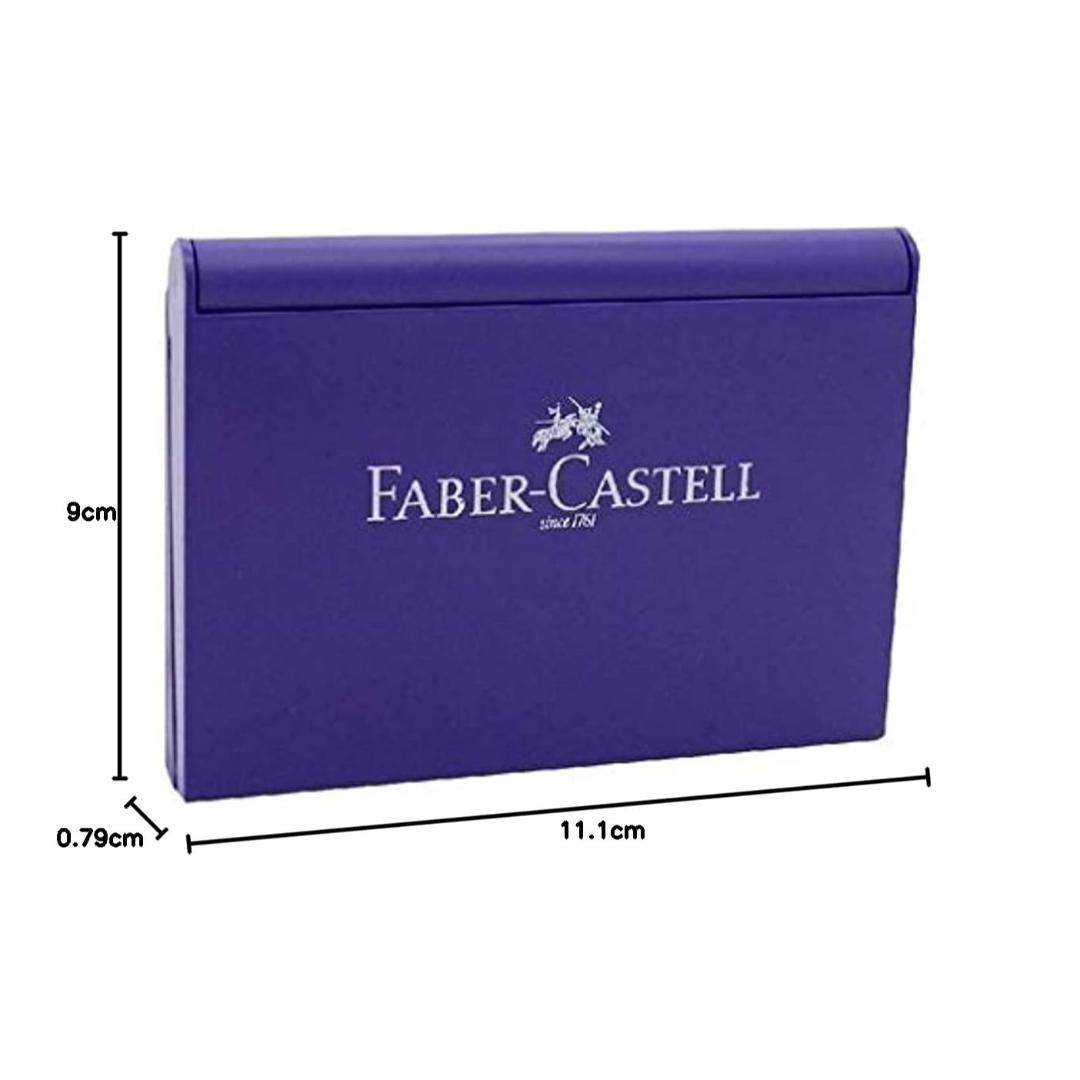 Faber-Castell Stamp Pad Violet | Inkpad with Durable Case