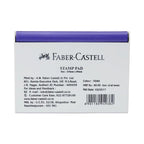 Faber-Castell Stamp Pad Violet | Durable Plastic Case | Pack of 6