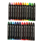 Faber-Castell Jumbo Wax Crayons | 24 Shades | Triangular Grip