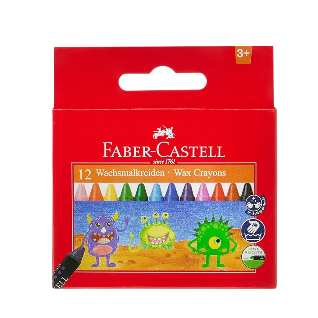 Faber-Castell Wax Crayons | 75mm | Assorted Colors