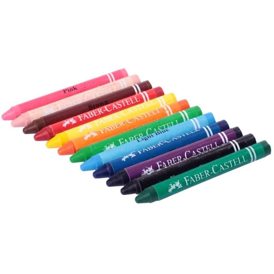 Faber-Castell Wax Crayons | 75mm | Assorted Colors