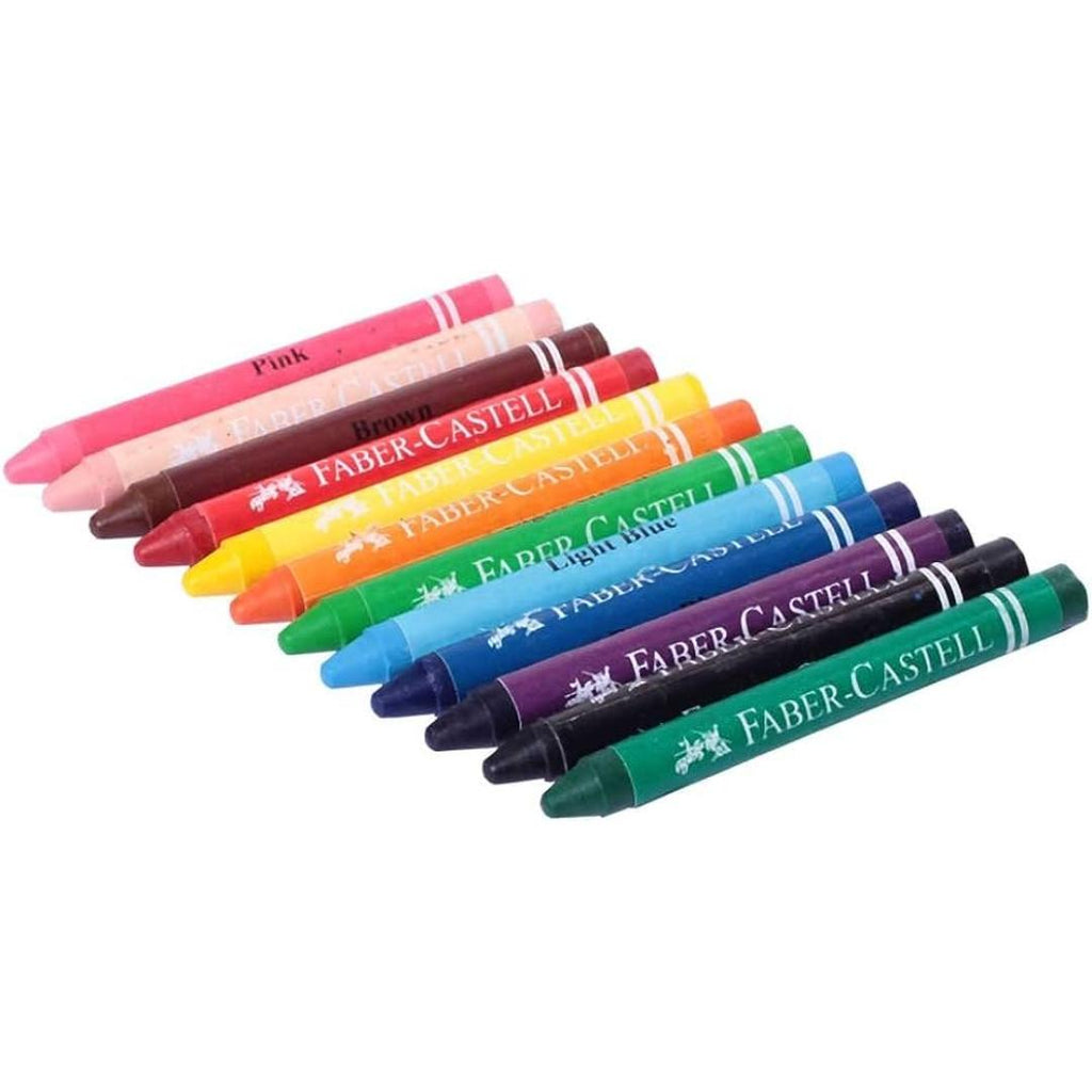 Faber-Castell Wax Crayons | 75mm | Assorted Colors
