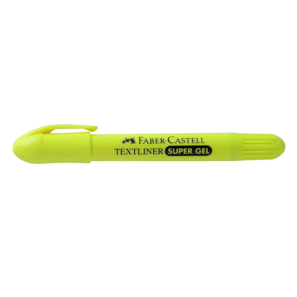 Faber-Castell Gel Textliner | Pack of 6 Yellow Highlighters