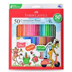 Faber-Castell Connector Pen Set – Washable, Bright Colours | Child-Safe Art Pens