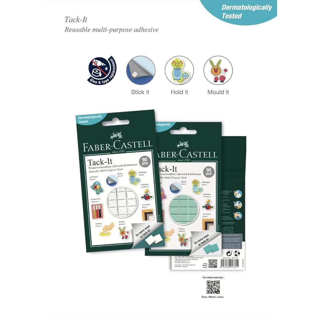 TACK-IT Adhesive – 50g, White (Reusable Multipurpose tack)