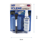 ICLENE Lens & Glass Cleaning Kit | Streak-Free Spray & Microfiber Cloth