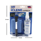 ICLENE Lens & Glass Cleaning Kit | Streak-Free Spray & Microfiber Cloth