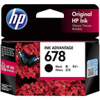HP 678 Black Original Ink Cartridge | High-Quality Printer Ink
