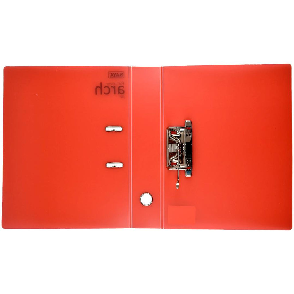 Saya Lever Arch File Polycover Red | Durable Office File Folder