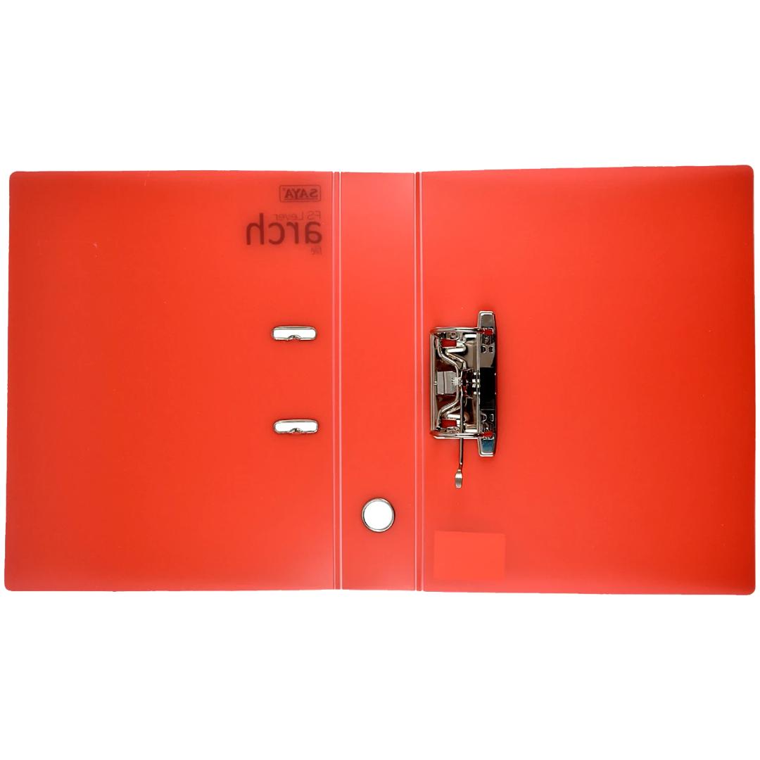 Saya Lever Arch File Polycover Red | Durable Office File Folder