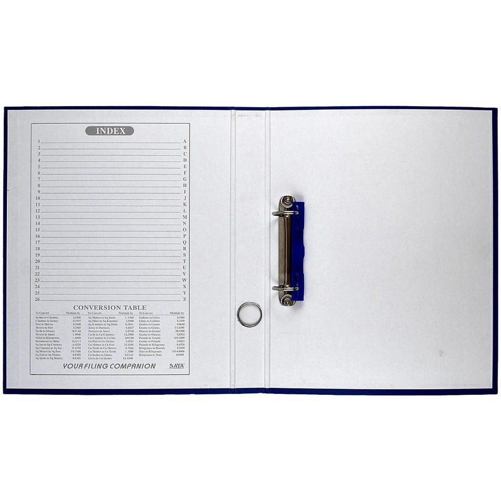 A4 2D Ring Binder | One Side PVC Paper Board | Durable File Folder