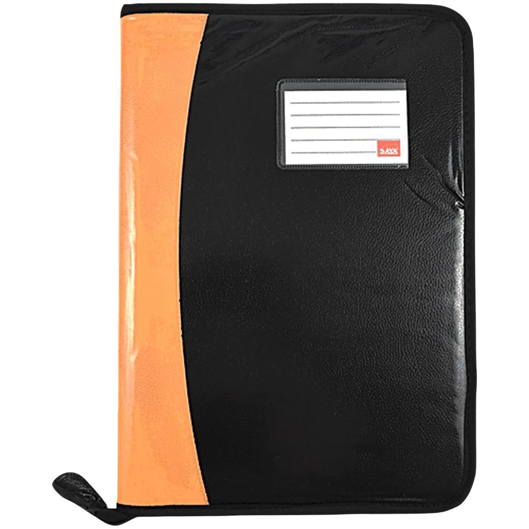 Saya Executive Portfolio File FS | Zipper Closure & Hard Cover