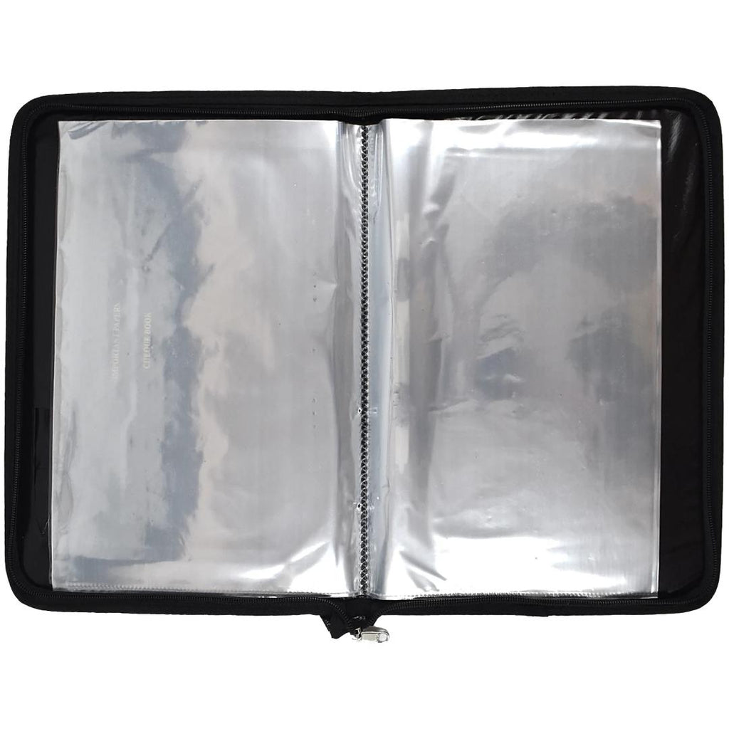 Saya Executive Portfolio File FS | Zipper Closure & Hard Cover