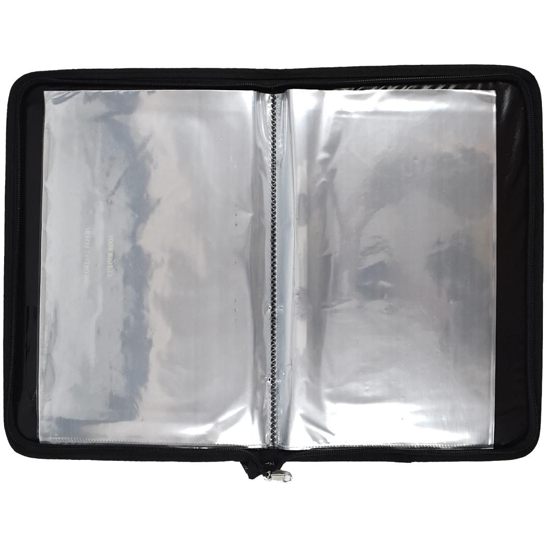 Saya Executive Portfolio File FS | Zipper Closure & Hard Cover