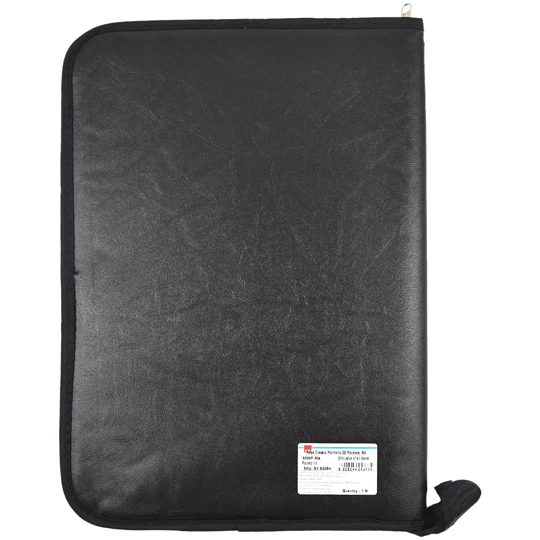 Saya Executive Portfolio File | Zipper Closure | A4 & FS Size