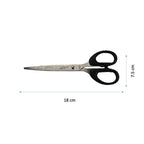 JB9 Stainless Steel Scissors 18cm | Plastic Handle