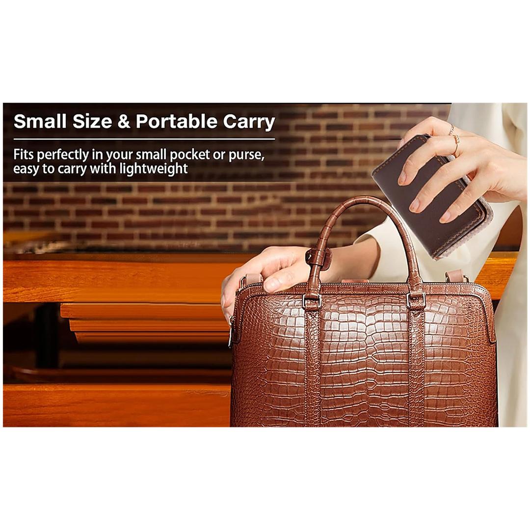 Cubic Card Holder | Stores 20 Cards | Magnetic Closure
