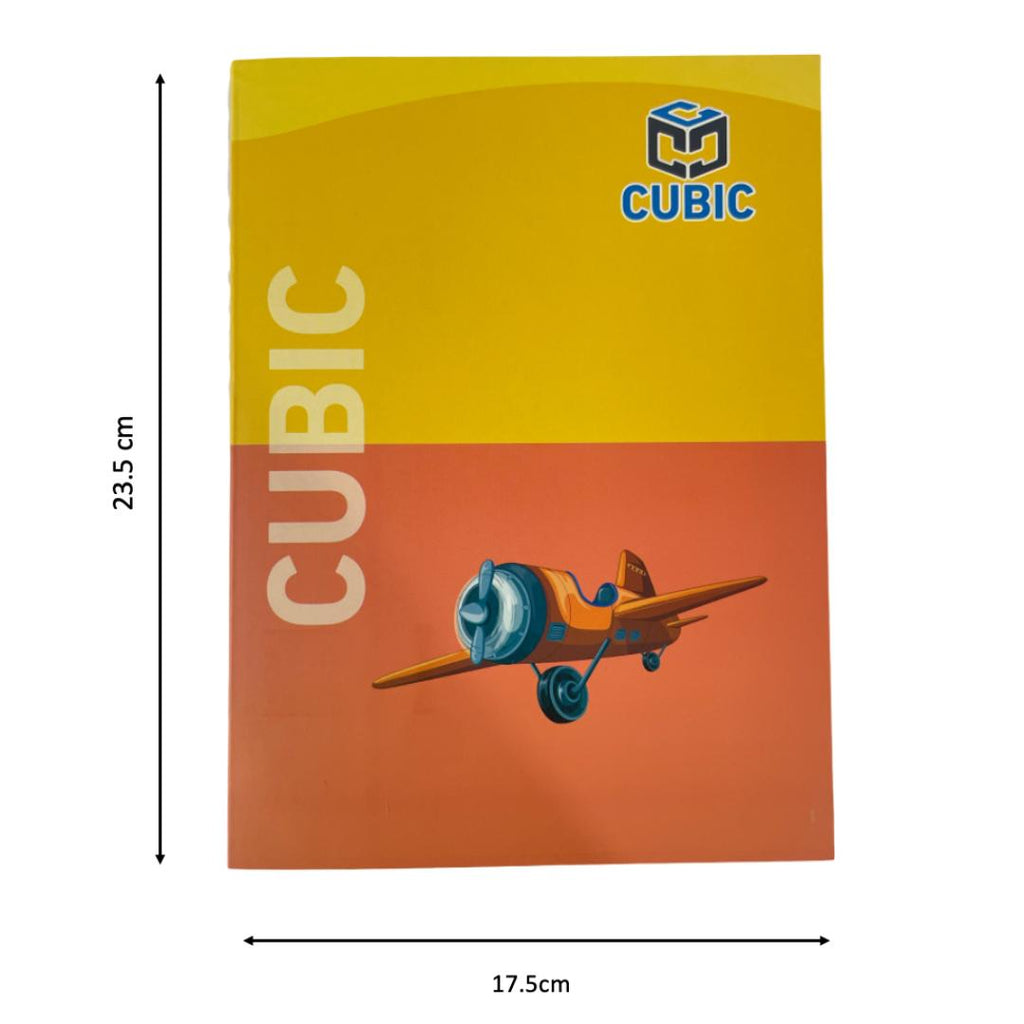 Cubic Notebook Combo Pack of 8 | King Size 18x25 cm