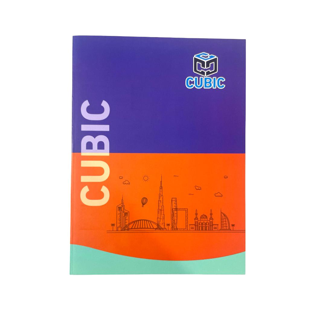 Cubic Notebook Combo Pack of 8 | King Size 18x25 cm