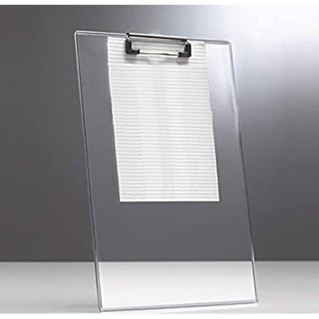 Cubic Transparent Exam Board | Unbreakable Acrylic Writing Pad & Clipboard