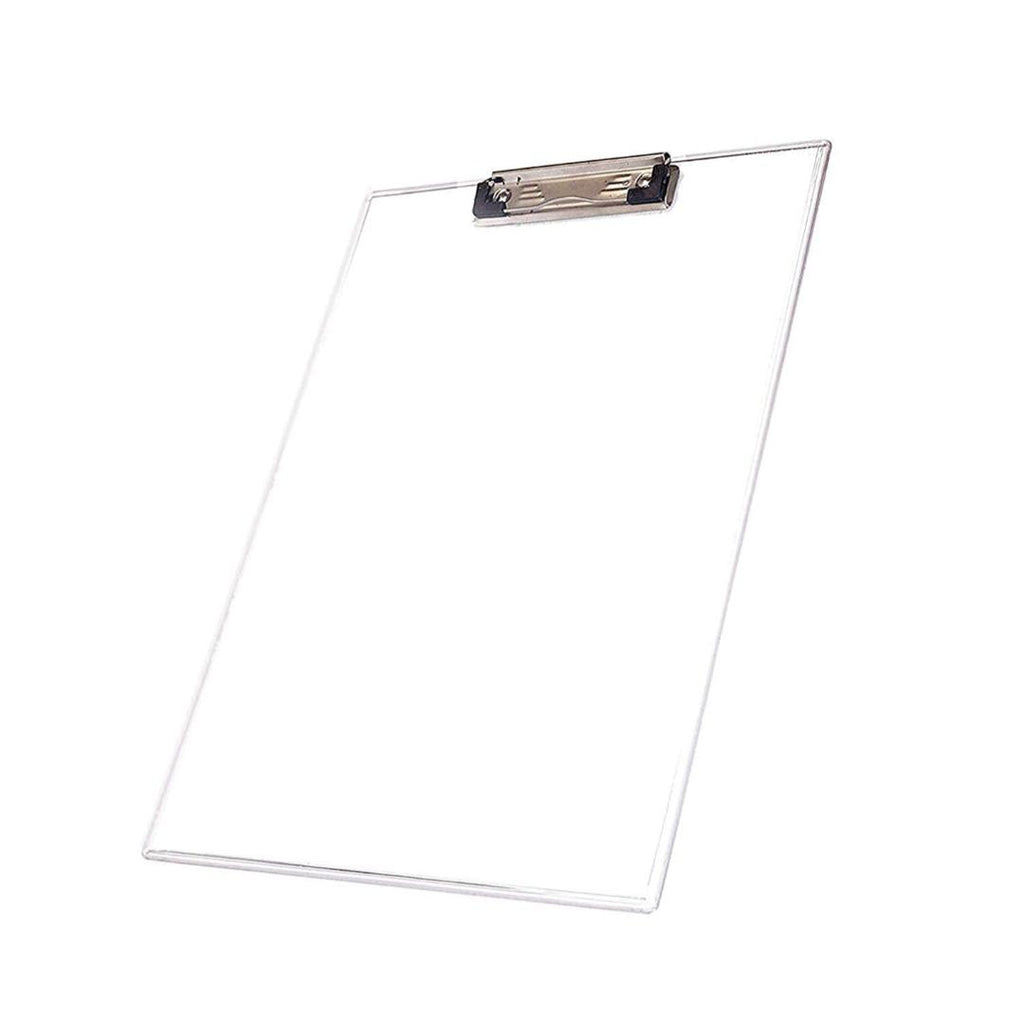 Cubic Transparent Exam Board | Unbreakable Acrylic Writing Pad & Clipboard