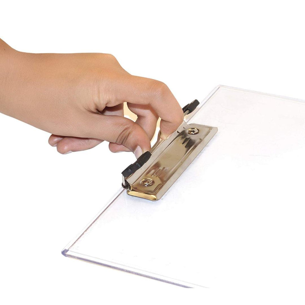 Cubic Transparent Exam Board | Unbreakable Acrylic Writing Pad & Clipboard