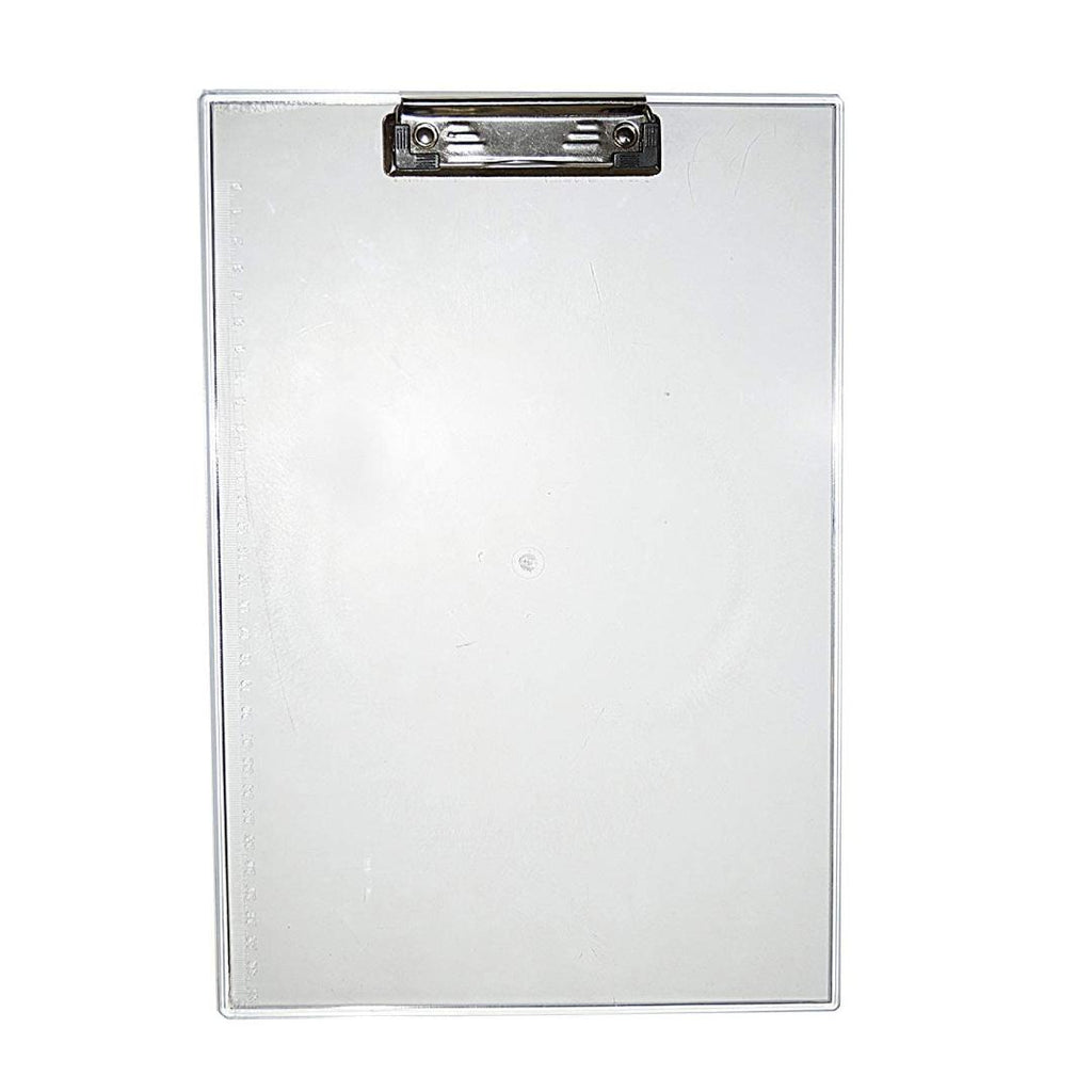 Cubic Transparent Exam Board | Unbreakable Acrylic Writing Pad & Clipboard