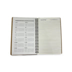 Cubic Spiral Kraft Notebook | Stylish Writing Pad for School & Office