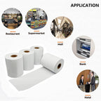 Cubic Thermal Paper Rolls | 57mm x 25m | 55 GSM | Pack of 5 | POS Billing