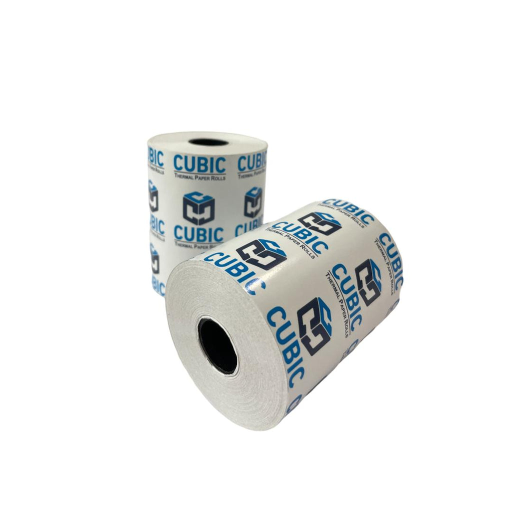 Cubic Thermal Paper Rolls | 78mm x 45m | 55 GSM | Pack of 2 | Wide Format