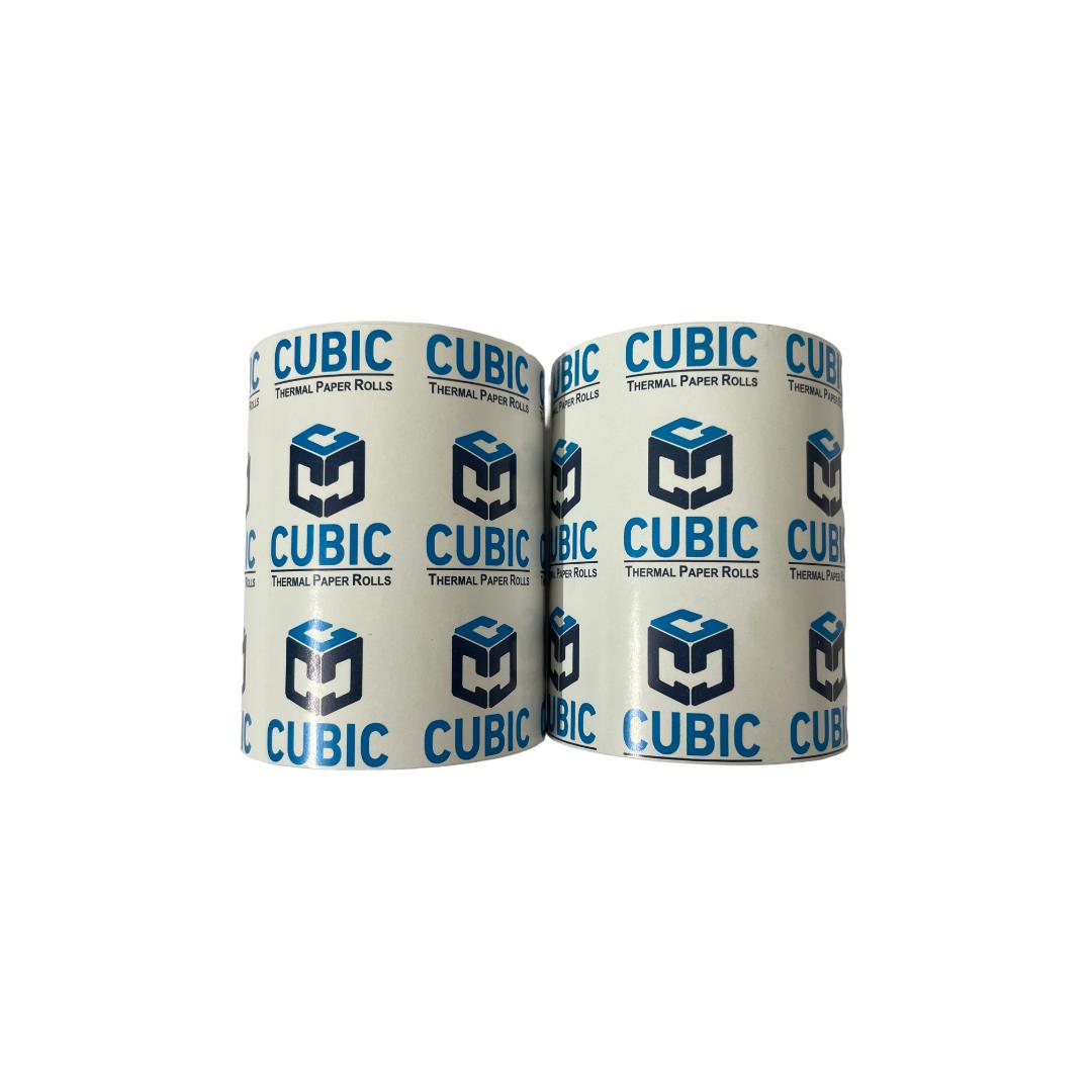 Cubic Thermal Paper Rolls | 78mm x 45m | 55 GSM | Pack of 2 | Wide Format