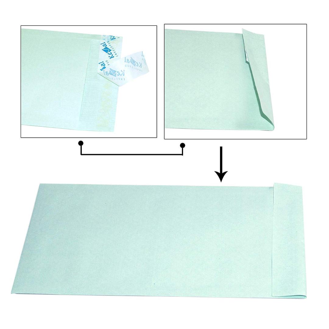 Cubic Self-Sealing Envelopes | 11x5 Inch | Pack of 25 | Waterproof & Durable